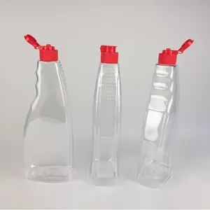 Bouteilles en plastique PET de 750ml pour bouteille de détergent fournisseur de liquide vaisselle