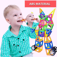 Fabricante chino Fanctory Venta 6,5 cm Juguetes de aprendizaje para niños Azulejos magnéticos Bloques magnéticos