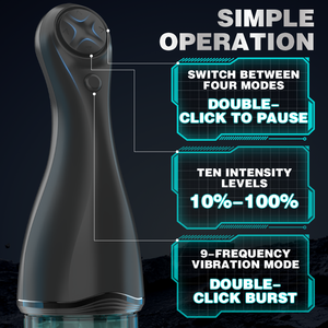 S-Hande Atacado Rotating Automatic Masturbadores Masculinos Masturbação Máquina Cup Vibração Sex <span class=keywords><strong>Toy</strong></span> para Homens - Product Image 3