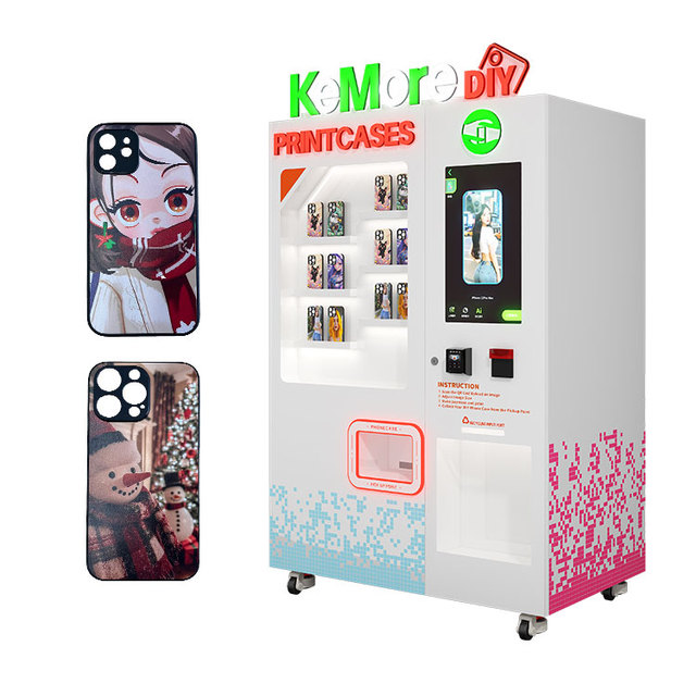 DIY Mobile Phone case Printing Wall Mount Automatic iphone Phone case Printer Vending Machine for Shopping Mall
