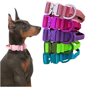 Taktisches Hundehalsband aus Leichtem Flugzeugaluminium mit Metallschnalle und Schnellverschluss, Kampfhundehalsband mit Griff, Geringe Mindestbestellmenge - Product Image 1