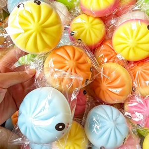 ของเล่นบีบคลายเครียดรูปติ่มซำน่ารักแปลกตา ทำจากวัสดุ PU สีสันหลากหลาย รูปทรงเสี่ยวหลงเปา เหมาะสำหรับเด็กอายุ 15 ปีขึ้นไป - Product Image 6
