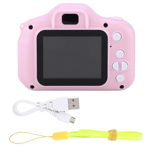 Mini caméra portable numérique, caméra rechargeable de dessin animé, caméra électronique HD pour enfants, caméra selfie vidéo pour enfants, superbes cadeaux d'anniversaire - Product Image 4