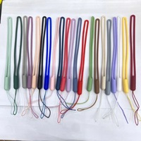 Sangles de poignet en silicone, breloques pour téléphone portable, cordons mignons pour téléphone, appareil photo, clés, porte-clés, corde de suspension