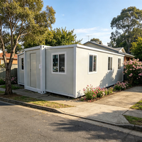 Fournisseur chinois de maisons préfabriquées modulaires en acier léger à double aile pliante avec toilettes, salle de bain et cuisine
