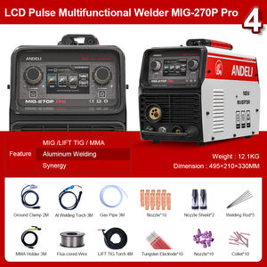 <span class=keywords><strong>ANDELI</strong></span> 220V <span class=keywords><strong>MIG</strong></span> Machine à souder Écran LCD Double Pulse <span class=keywords><strong>MIG</strong></span> Lift TIG MMA Bobine Pistolet Soudage Aluminium DC Semi-automatique <span class=keywords><strong>MIG</strong></span> Soudeur - Product Image 6