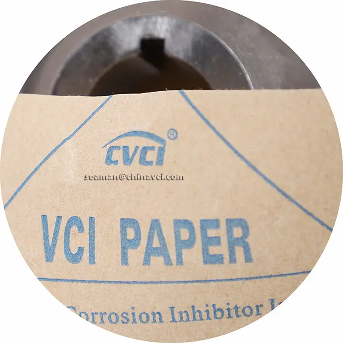 VCI Rustproof Paper for Metals Corrosion Free Storage Masking, Antirust Wrap Paper, VCI Crepe Paper for Automated Packing System