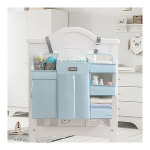 Bolsa <span class=keywords><strong>de</strong></span> Almacenamiento para Pañales <span class=keywords><strong>de</strong></span> Bebé ChocChick, Personalizada, <span class=keywords><strong>de</strong></span> Viaje, 50*58CM, <span class=keywords><strong>de</strong></span> Poliéster, con 3 Bolsillos, Organizador Colgante para <span class=keywords><strong>Cuna</strong></span> - Product Image 5