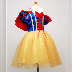 ชุดสโนว์ไวท์สำหรับเด็กผู้หญิง ผ้าทูลล์ทรงเอไลน์ ชุดคอสเพลย์ ชุดแสดง - Product Image 2