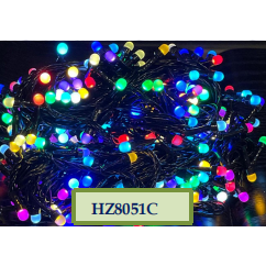 Multicolore Micro LED luci della tenda calda corda di rame bianco con la luna e le forme della stella per la decorazione festiva di natale all'aperto - Product Image 1