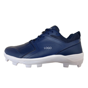 <span class=keywords><strong>Zapatillas</strong></span> Deportivas Duraderas de Marca OEM, Personalizadas, Transpirables y Cómodas, <span class=keywords><strong>Zapatillas</strong></span> de Béisbol Azul Marino para Hombre, <span class=keywords><strong>Tacos</strong></span> de Béisbol - Product Image 1