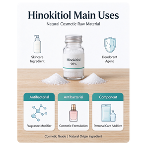 Hinokitiol en Polvo Natural de Alta Calidad 98% 99%, Materia Prima Cosmética CAS 499-44-5, β‑Thujaplicin a Granel para el Cuidado del Cabello y Cuero Cabelludo - Product Image 3
