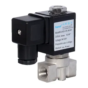 Manufacturer direct two way 2/2 way Brass Stainless Steel SS304 water Solenoid Control Valve for ozone