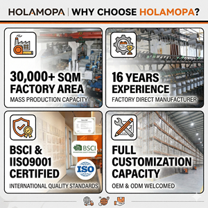 HOLAMOPA Juego de Mopa Plana Comercial y Cubeta con Sistema de Autoescurrido para Proyectos de Limpieza a Gran Escala y Pedidos al por Mayor - Product Image 4