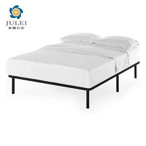 Factory offer Full Knock Down Twin Size Metal Bed Frame With Reinforced Slat