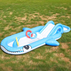 Inflatable Swimming Pool For Children With Slide Water Spray Home Use Outdoor PVC Baby Toddler Wading Pool - Product Image 2