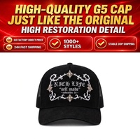 Cappellino da Baseball di Alta Qualità, Nuovo Originale, 5 Pannelli, Baez X 31, Buzy One Total Black, con Visiera Curva e Ricamo a Barba