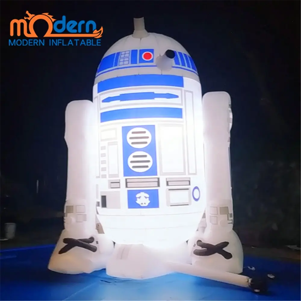 Géant publicité personnalisée décoration événement gonflable modèle de robot pour thème de la science-fiction décoration d'événement