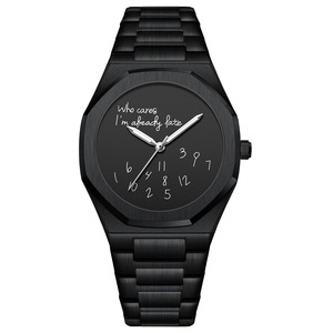 Reloj Electrónico Luminoso Deportivo y Moderno para Hombre; Caja Octogonal de Aleación Minimalista y Elegante con Correa Acrílica - Product Image 4