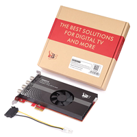 Carte PCI TBS6916 V2 8 Tuners Récepteur Satellite Numérique DVB-S2/S2X Streaming IPTV Équipement Fibre Optique FTA pour 4G Wi-Fi FTTH GSM