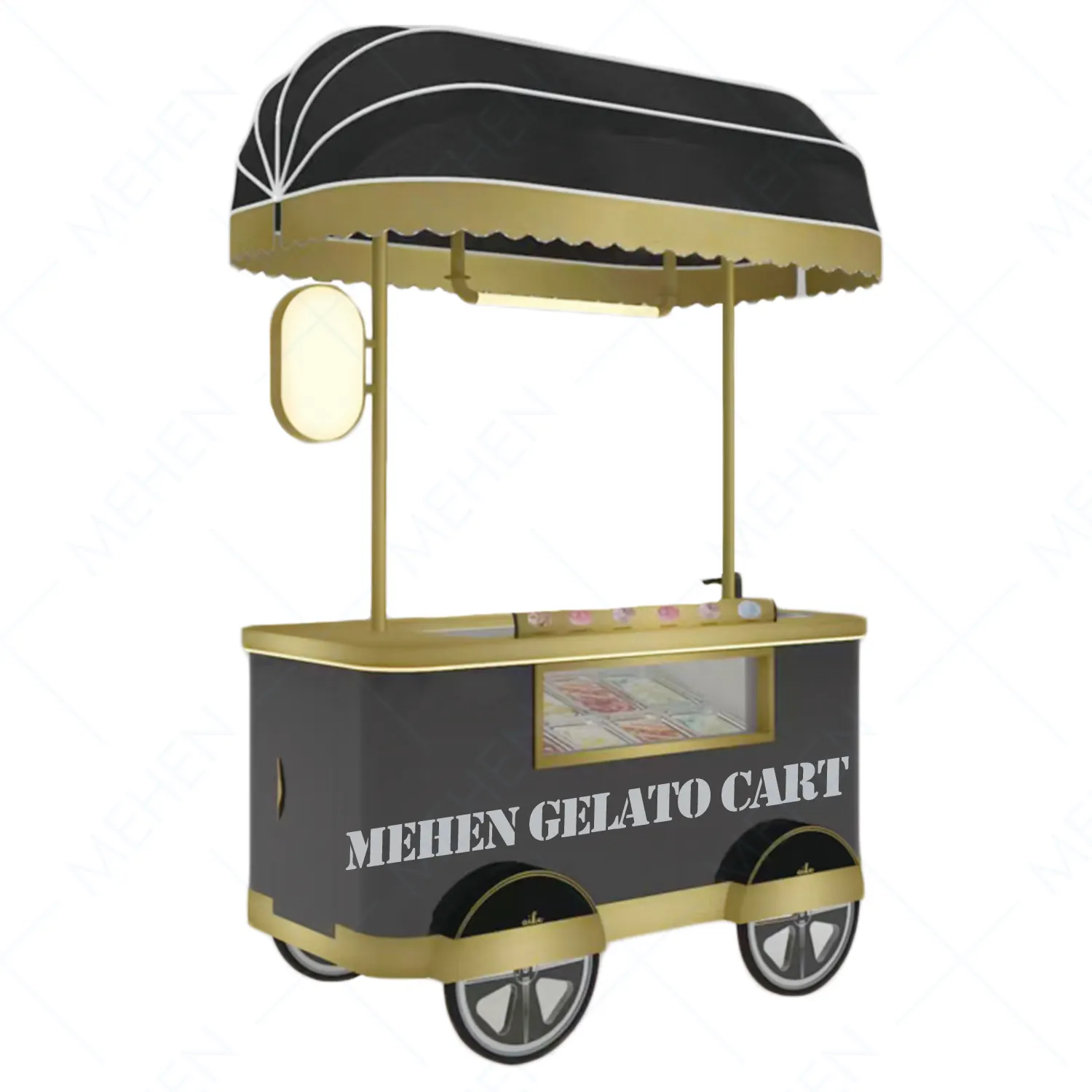 Mehen MRG6-1売れ筋アイスクリームカートジェラートアイスクリームカート