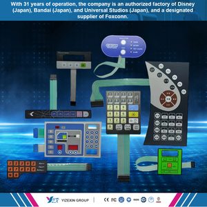 2025 Manufacturer Custom PC Membrane <strong>Switch</strong> Keypad - Graphic Overlay <strong>Control</strong> <strong>Panel</strong> Stickers, Customizable - Product Image 2