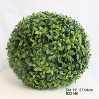 Künstliche Pflanzen Buxus Half Cypress Ball UV Home Dekoration Frontgate Buchsbaum Topiary Baum im Topf Bonsai Green Leaf