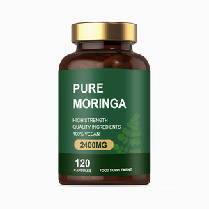 Pure <strong>Moringa</strong> Capsules Vegan High Strength <strong>Moringa</strong> Oleifera Leaf Extract, Support Immune &amp; Energy, OEM Private Label - Product Image 1