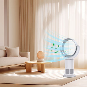 2025 <strong>New</strong> Arrival Round Shape Cooling Bladeless Table <strong>Fan</strong> Smart Household 360 Rotation Strong Wind Low Noise for Home - Product Image 1