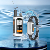 Vielseitiges Wiederaufladbares Wasserdichtes Plastik-Hundetrainingshalsband mit Elektroschock, Vibration und Ton für Welpen und Ältere Hunde