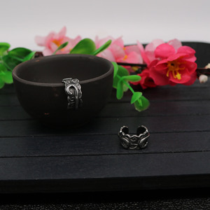 Pendientes de plata tibetana yunnique con diseño geométrico para hombres y mujeres, regalo para ocasiones, clips para las orejas de acero inoxidable - Product Image 4