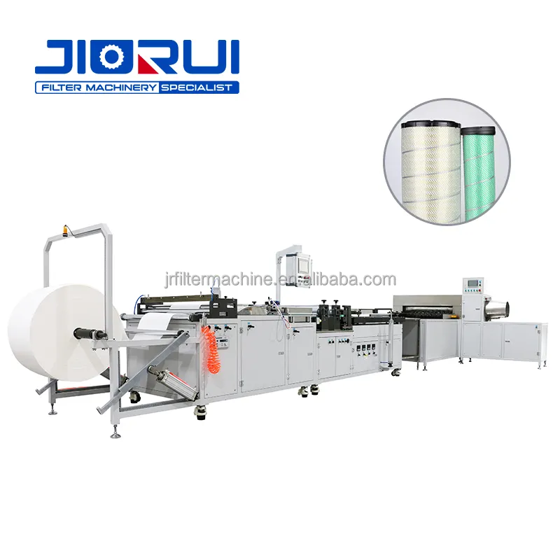 2024 Hot Sale Full-auto Paper Pleating Machine For Truck Air Filters High Quality Heavy Duty Air Filter Making Machine JiuRui