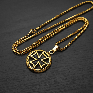 Collana cristiana in acciaio inossidabile da uomo con ciondolo a croce anello cavo Anti-appannamento gioielli di moda impermeabili gratuiti-commercio all'ingrosso - Product Image 4