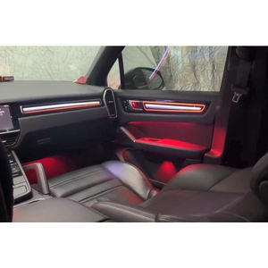 Amélioration de l'éclairage d'ambiance intérieur de la voiture Symphony pour Porsche Cayenne 2018-2023, bande décorative d'ambiance, accessoires - Product Image 6