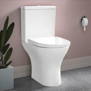 Fehome Design a pavimento P-trap Wc bagno Water Water Water Wc lavabile in ceramica Wc in due pezzi Wc