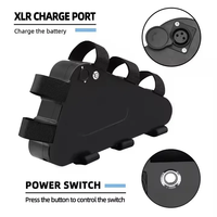 Boîtier de batterie triangulaire pour vélo électrique 48V 52V 60V 72V 20AH 25AH 30AH, compatible avec les kits moteur 1500W 2000W 3000W XT60 XT90