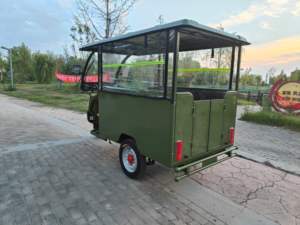 Di alta qualità nuovo elettrico 7 sedile <span class=keywords><strong>Tuk</strong></span> <span class=keywords><strong>Tuk</strong></span> elettrcque tipo di corpo aperto 60v tensione per la vendita in Thailand - Product Image 4