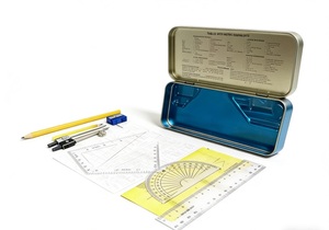 Lot de 13 pièces de matériel scolaire et de géométrie portable à prix de gros pour la rentrée des classes, idéal pour l'école et le bureau - Product Image 2