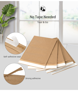 Busta Imbottita in Carta Kraft JifBag Compostabile <span class=keywords><strong>con</strong></span> Doppio Strato di Protezione Autosigillante per <span class=keywords><strong>Spedizione</strong></span> di Oggetti Fragili - Product Image 2
