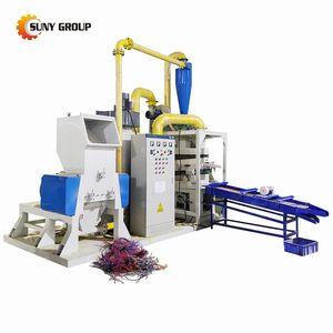 Équipement de séparateur en métal adapté à l'usine de recyclage industrielle traitant de vieux câbles de communication - Product Image 1