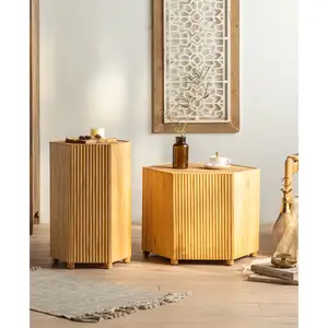 Table basse de salon en bambou, meubles ronds et décoratifs, style japonais, 1 pièce, offre spéciale
