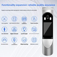 Sistema de Control de Acceso con Torniquete Electrónico Digital de Reconocimiento Facial, Dispositivo Monocular Todo en Uno con Pantalla LCD y USB