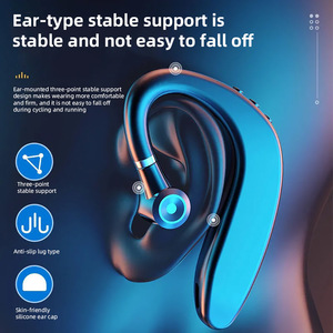 Sports Earphones <b>Wireless</b> Bluetooth With Three Point Stable Support For Cycling Running IPX4 Waterproof Type C Charging - Product Image 1