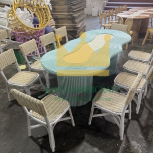 Artisan Handmade Rattan <b>Kids</b> <b>Chair</b> Wholesale Supplier Eco Friendly Baby Furniture for Birthday Party Wedding Decoration - Product Image 5