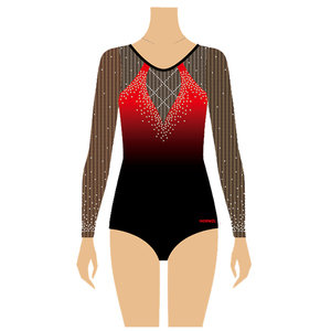 Usine Prix Nouveau Design à <span class=keywords><strong>manches</strong></span> <span class=keywords><strong>longues</strong></span> enfants rythmique concurrence <span class=keywords><strong>justaucorps</strong></span> de gymnastique pour filles - Product Image 5