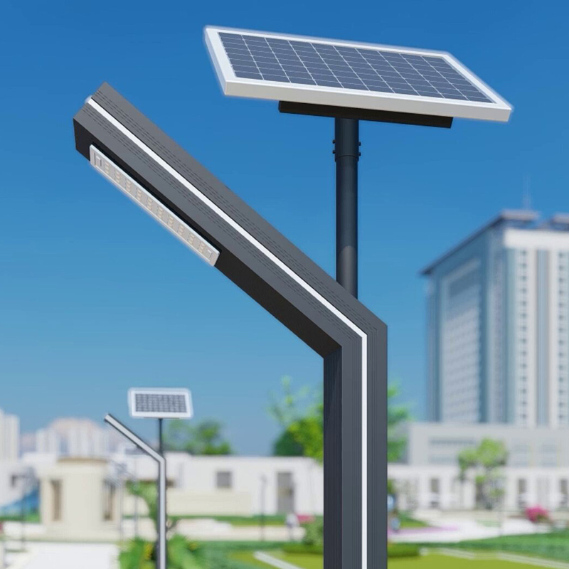 OEM ODM Road Aluminum LED Solar Garden Pole Lamp 3m Waterproof IP65 AC Power Outdoor Garden Light for Lawn Villa Landscape