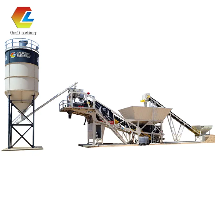 Cement Batching Plant Betonbatching Fabriek Hzs180