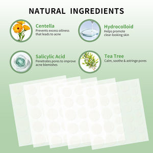 حمض الساليسيليك فريد من نوعه ومدمج بتصنيع المعدات الأصلية # 1 لاصقة حب الشباب غير مرئية بتصميم كوري مخصص وعلامة تجارية خاصة للوجه - Product Image 2