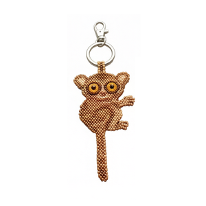 Personalisierter DIY Handgefertigter Tier-Taschenanhänger aus Perlen: Niedlicher <span class=keywords><strong>Tarsier</strong></span>-Lemur-Samenperlen-Taschenanhänger, Affen-Schlüsselanhänger – Großhandel - Product Image 5