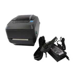 Impresora zebra GX430T de escritorio, dispositivo de impresión de etiquetas con código de barras, 300dpi, listo para enviar, incluye tarjeta de red